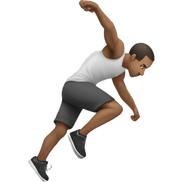 parkour white person emoji