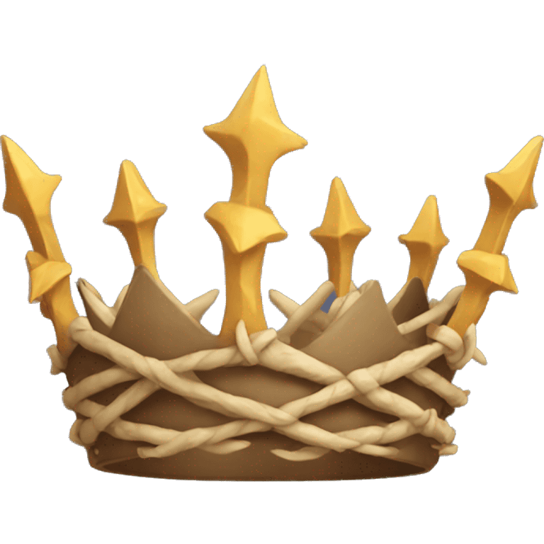 Crown made of thorns emoji