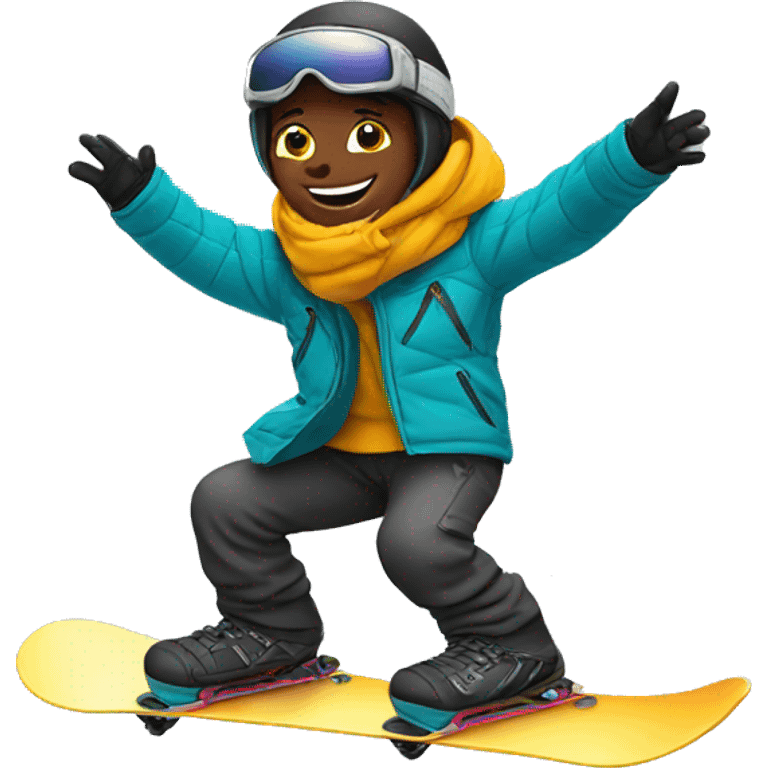 Snowboarder emoji