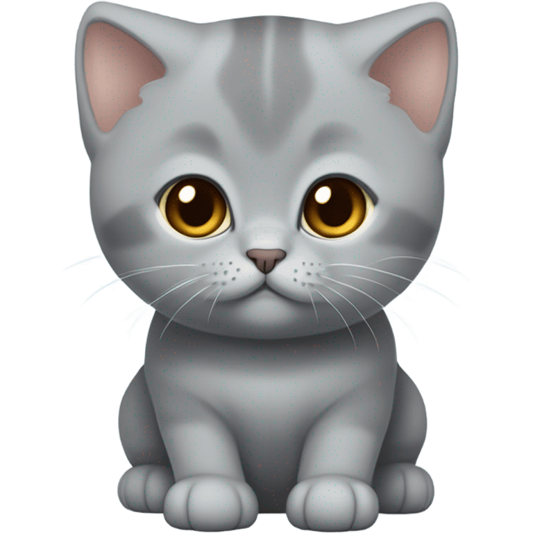 British shorthair kitten emoji