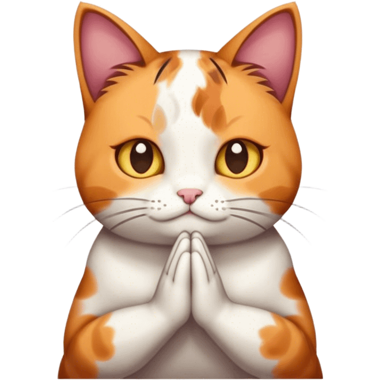 cat pray emoji