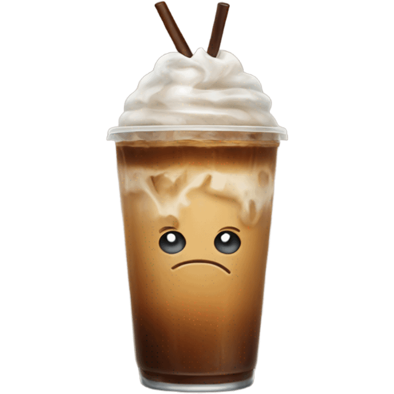 Iced coffee  emoji