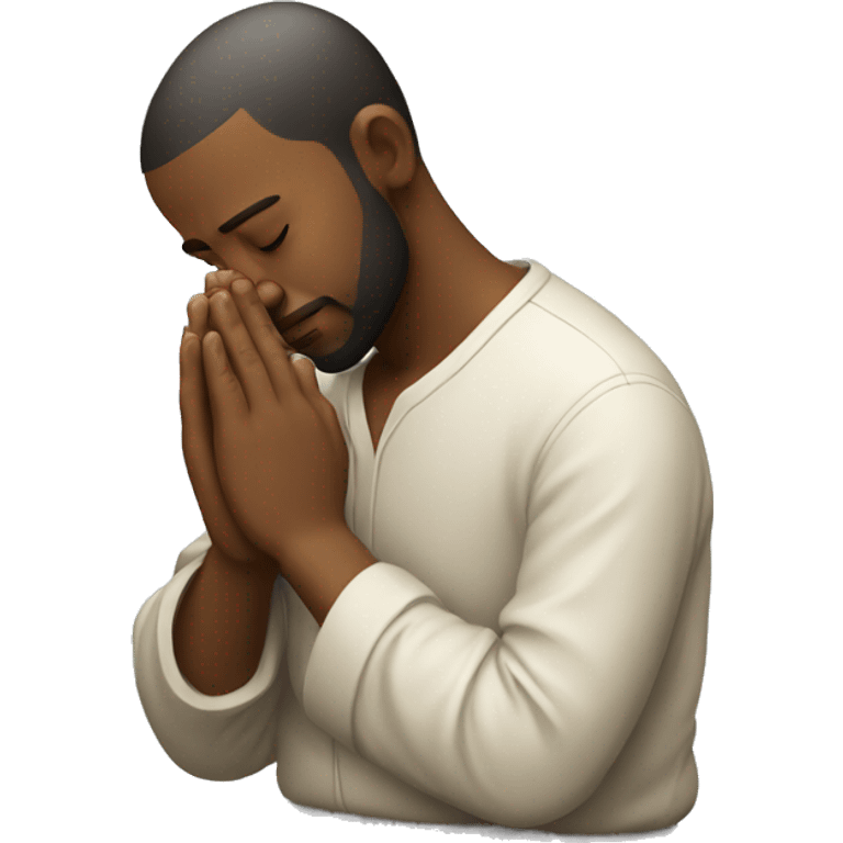 pensive praying emoji