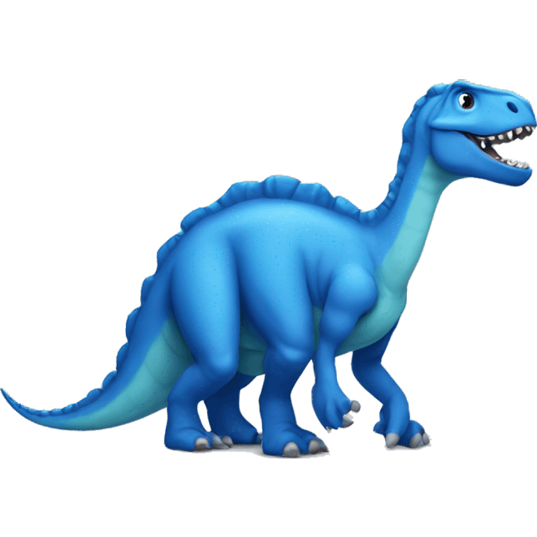 Blue dinosaur  emoji