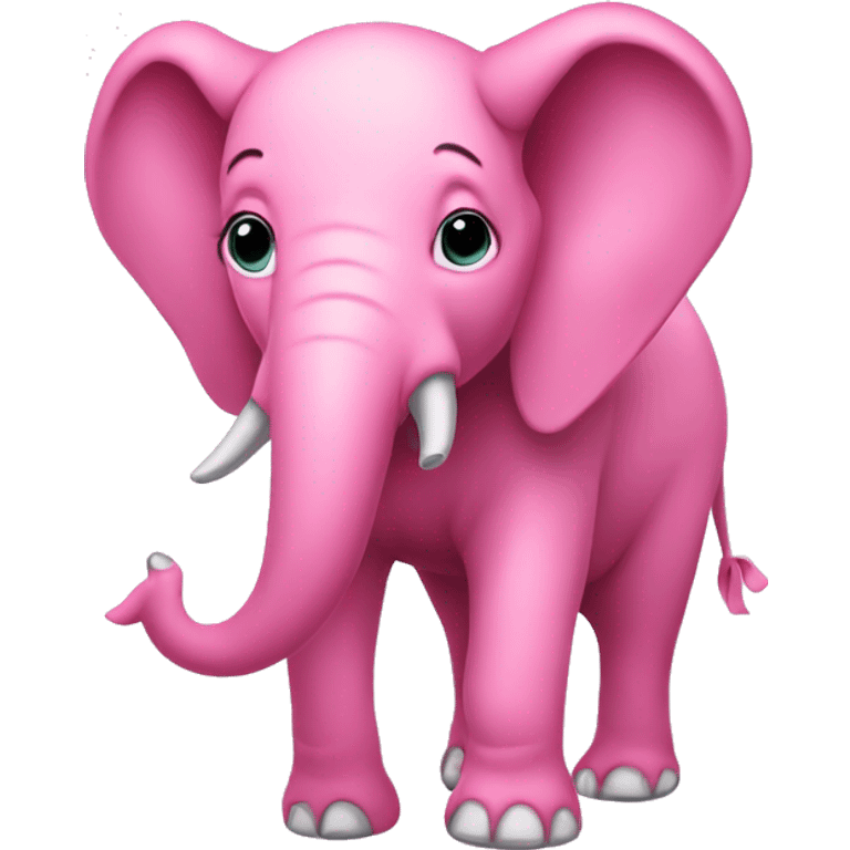 Pink elephant  emoji