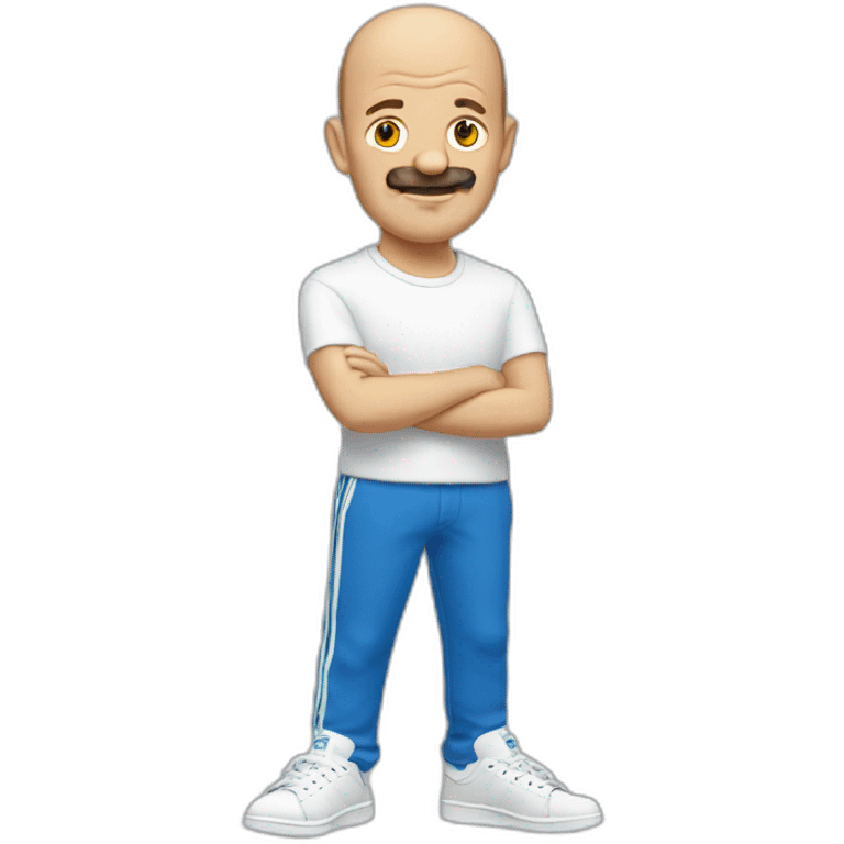 Stan smith bleu emoji