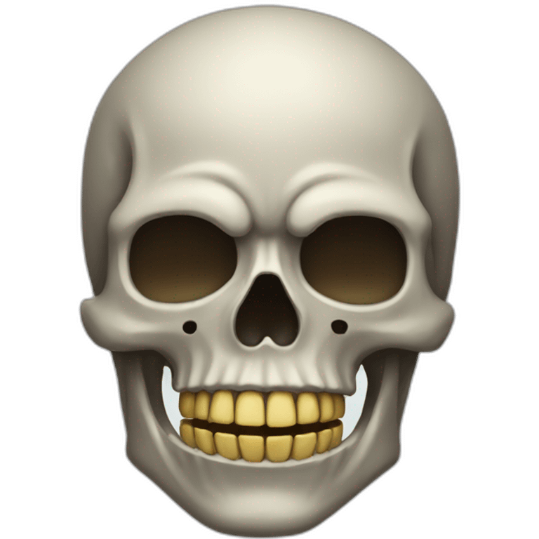 Horrifying skull emoji emoji