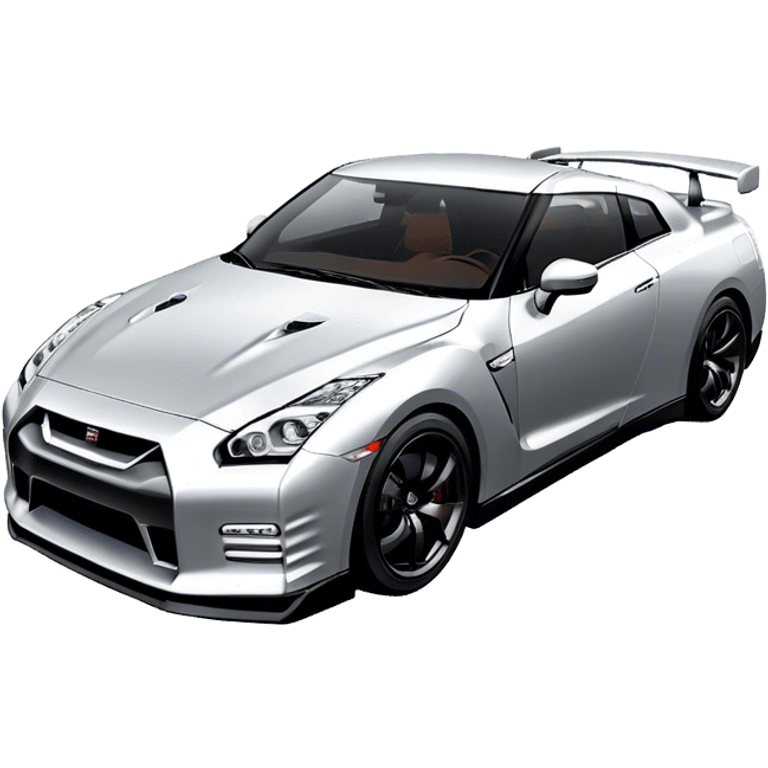 Nissan GT-R - Nissan (Model Year: 2022) (Iconic colour: Silver) emoji