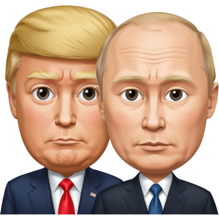 trump with putin emoji