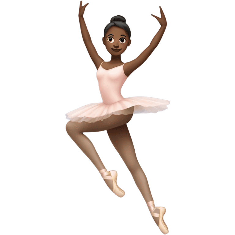 Ballet dancer in thigh highs emoji