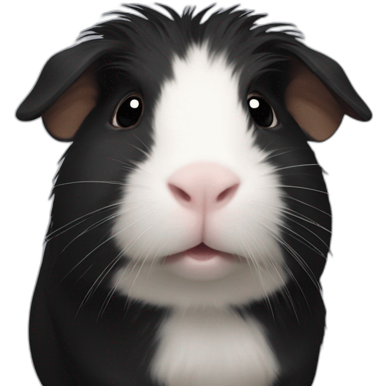 Black guinea pig emoji