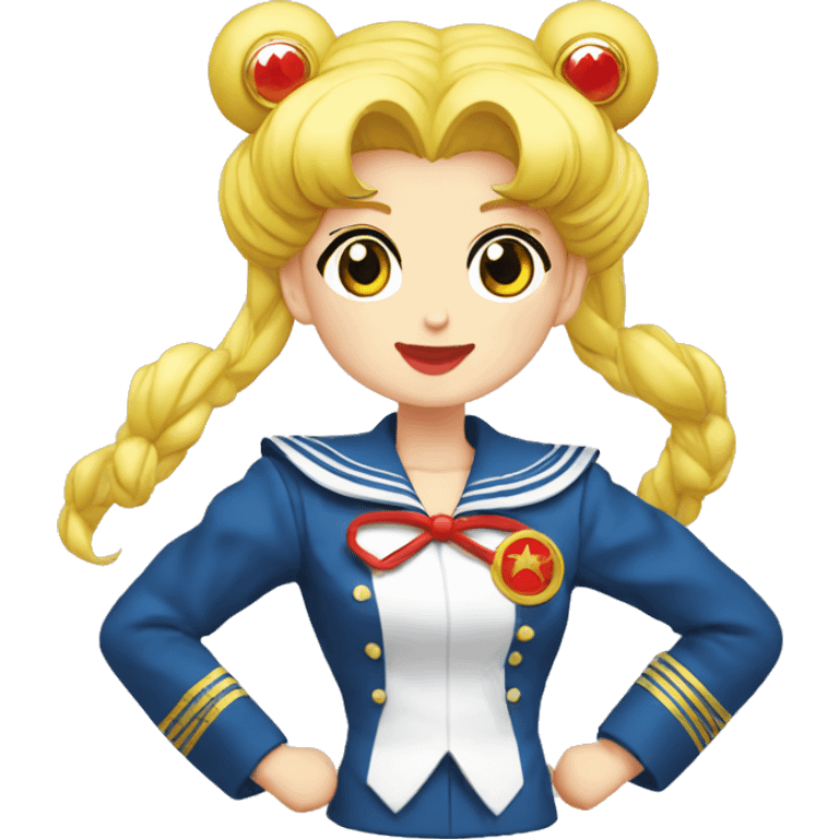 Sailor Moon from ussr emoji