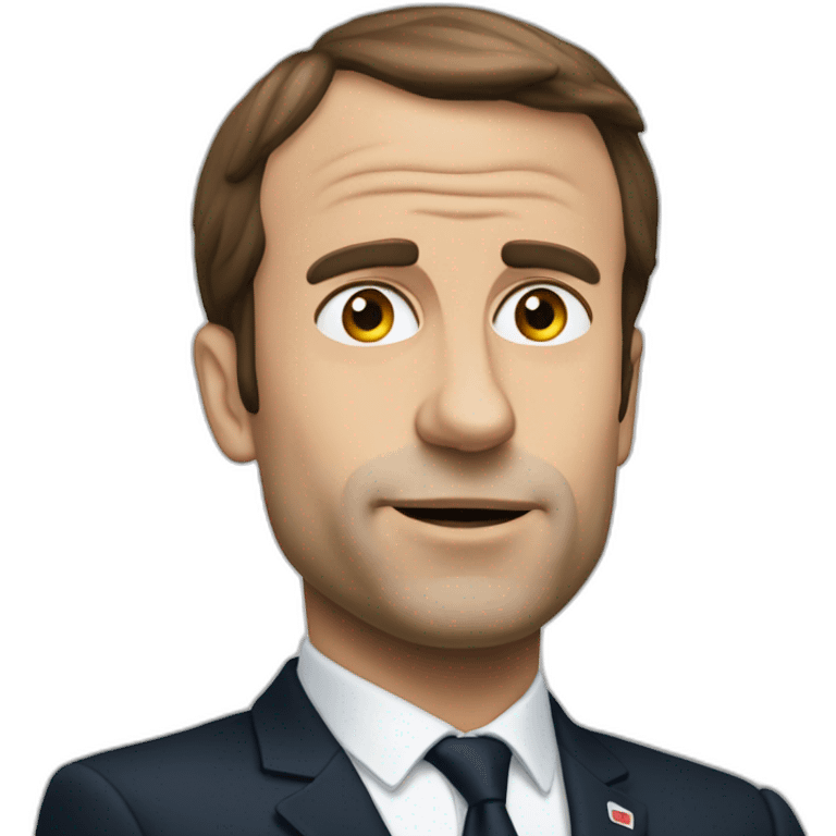 Macron qui dort emoji