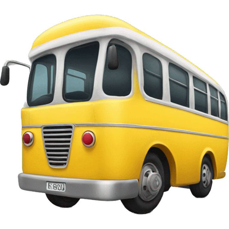 Yellow bus  emoji