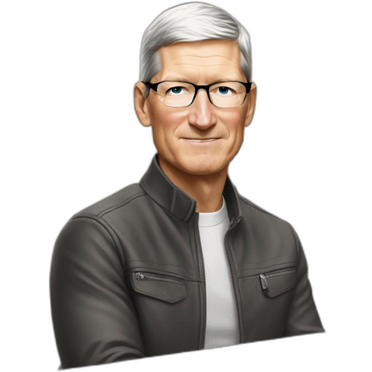 Tim Cook at Apple Park emoji