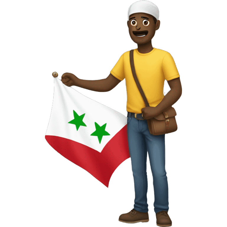 Man with abaza flag emoji