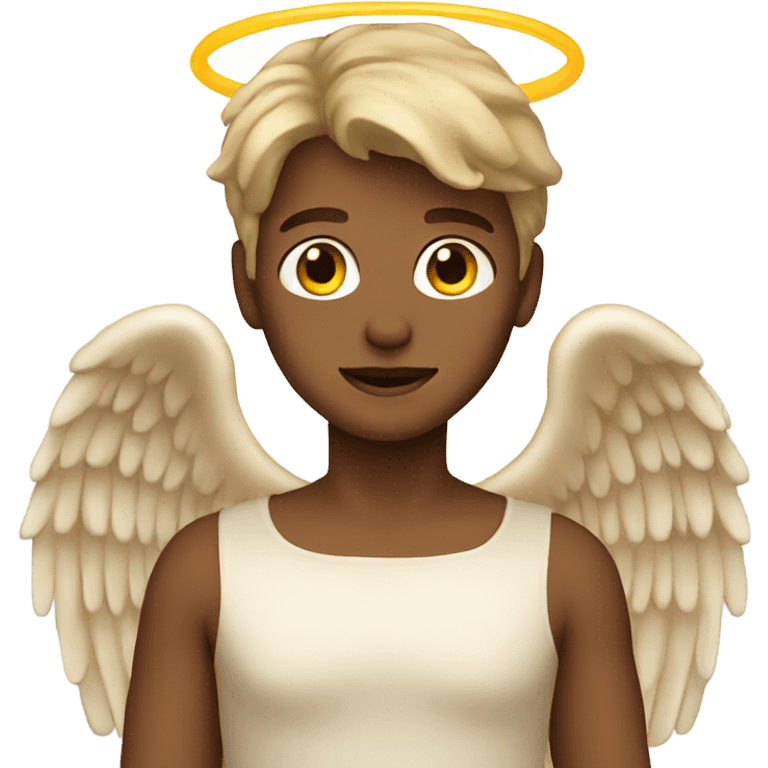 Beige angel  emoji