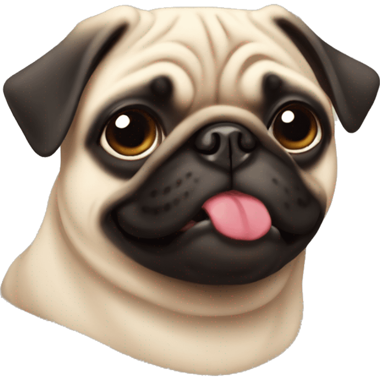 Pug face Cherry  emoji