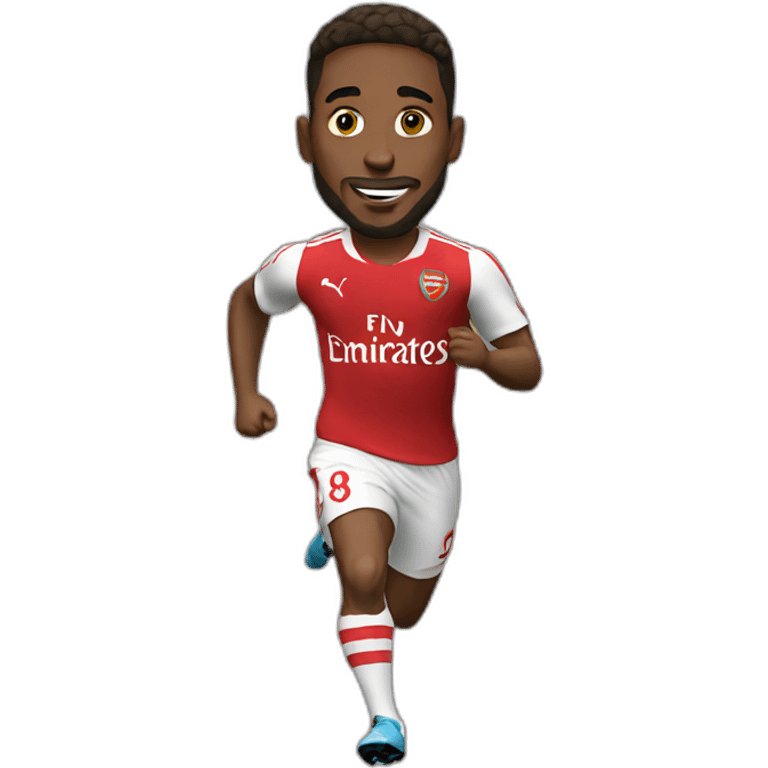 arsenal player running emoji