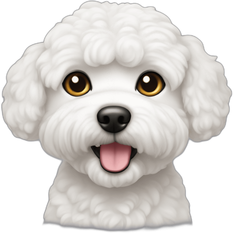 bichon maltes blanco emoji