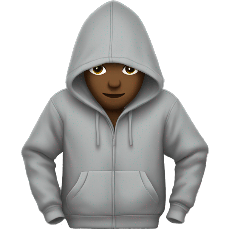 hoodie grey emoji