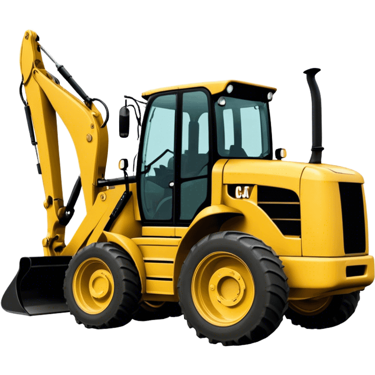 Backhoe Loader - Caterpillar 430F (Model Year: 2021) (Iconic colour: Yellow) emoji