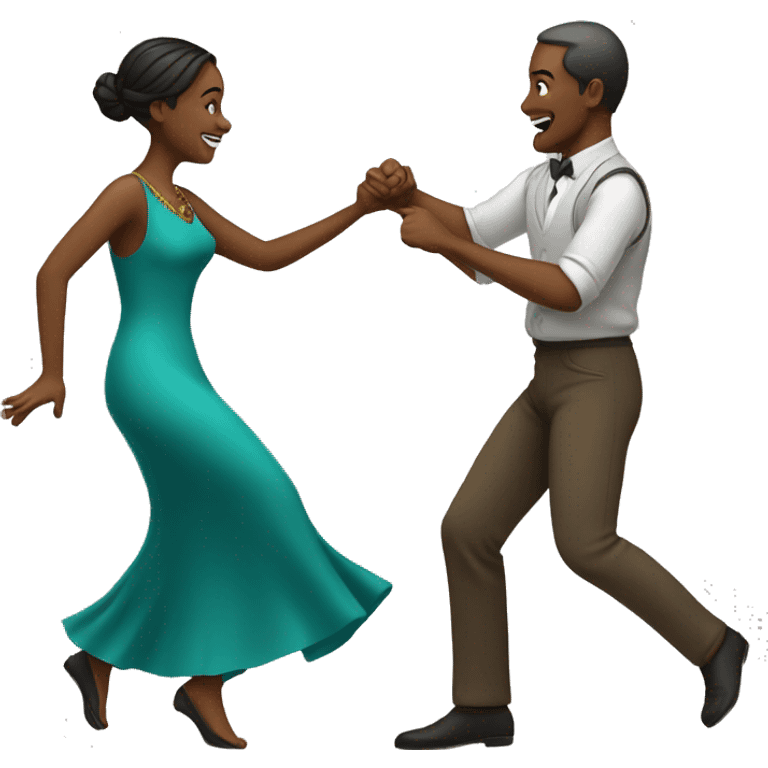 woman and man dancing  emoji