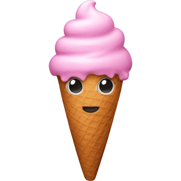 ice cream pink  emoji