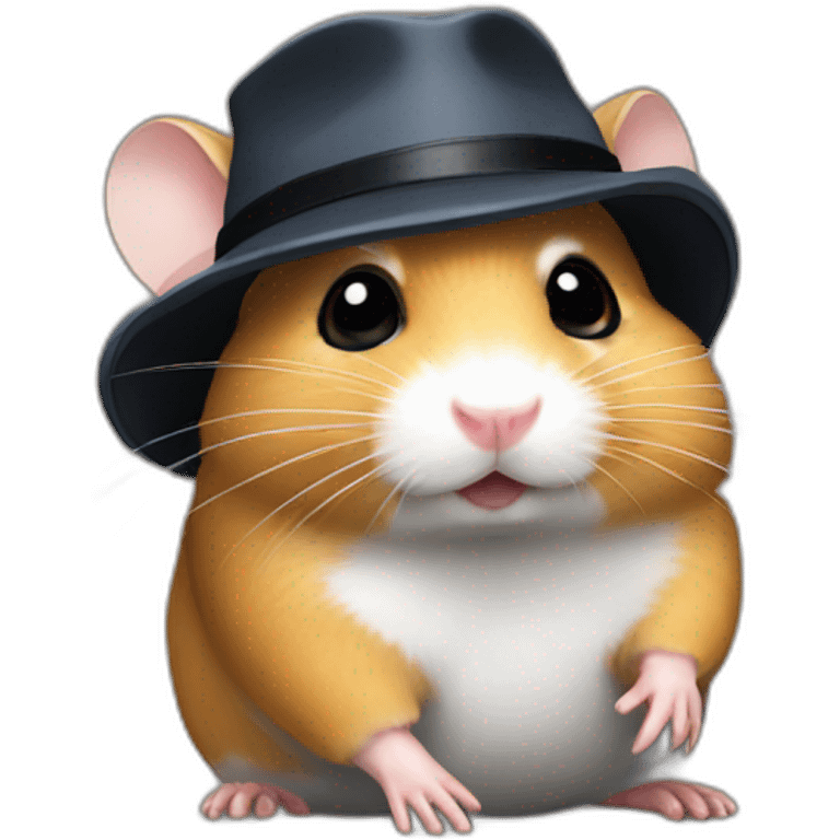 Hamster gangster emoji