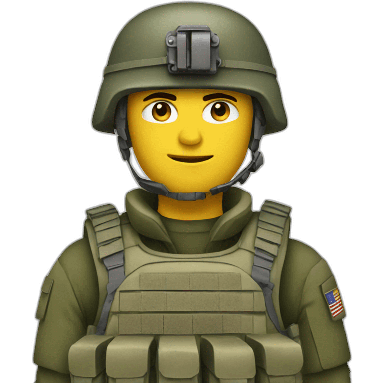 NATO modern soldier emoji