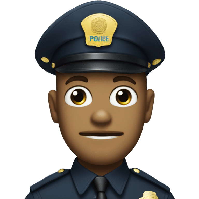 Octopus as police officer emoji