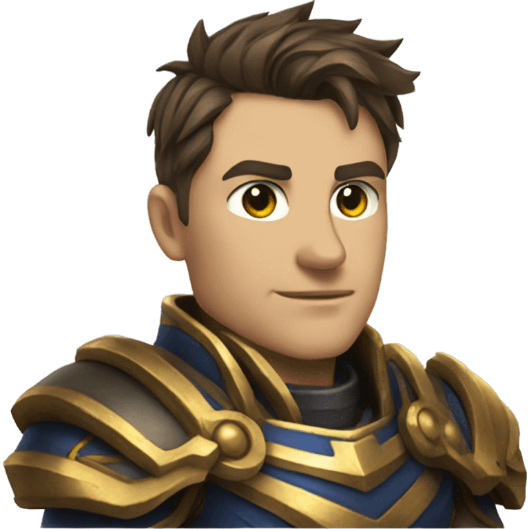 Garen at desk emoji