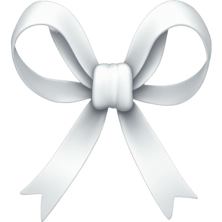 White bow emoji