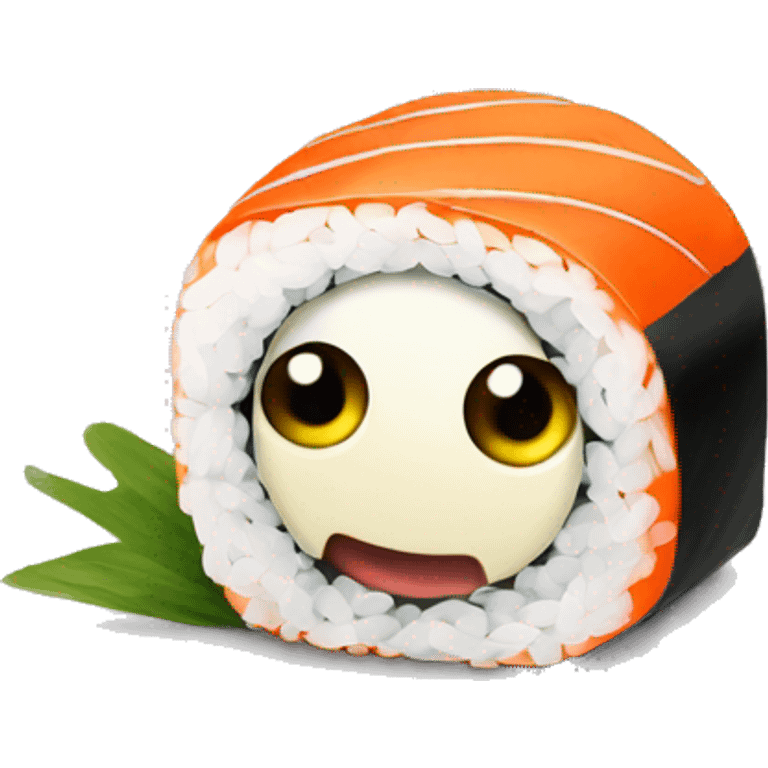 voilé avec des sushi emoji