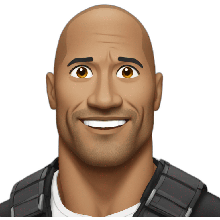 The Rock emoji