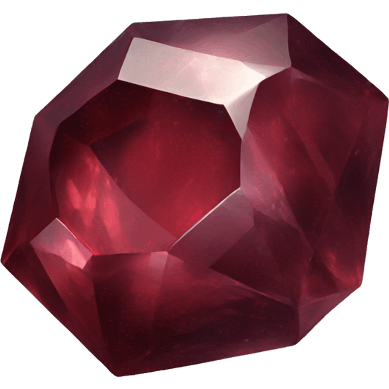 Garnet natural crystal emoji