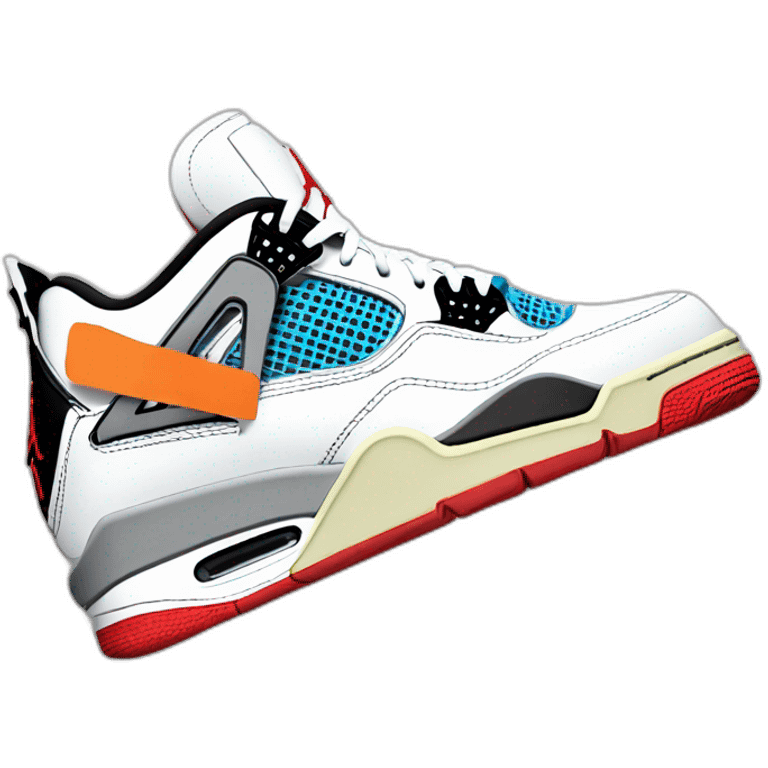 jordan 4 off white emoji