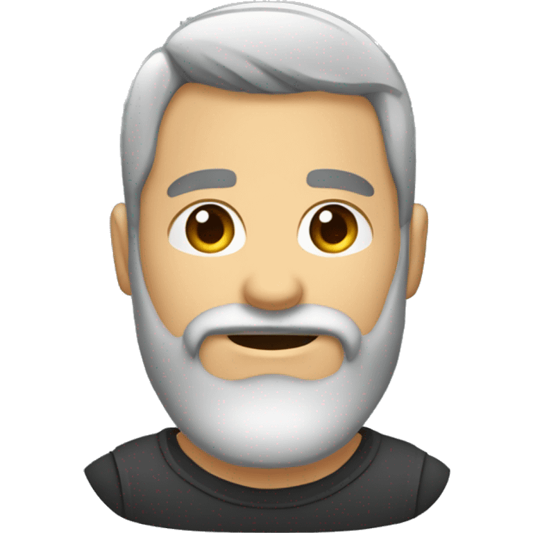 crar emojis de un hombre moreno oscuro de barba corta tipo candado con pelo corto gamer emoji