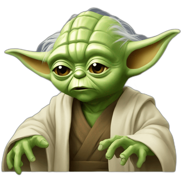 Yoda fait un Feur emoji