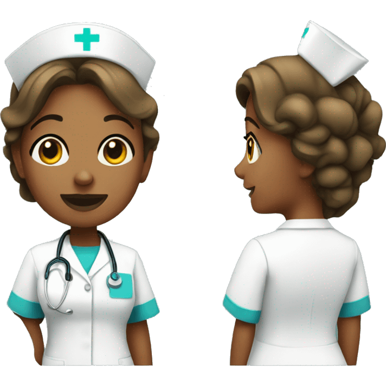 Melissa as a nurse emoji