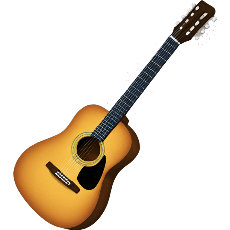 acoustic guitar emoji