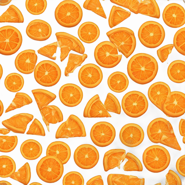 Orange pizza emoji