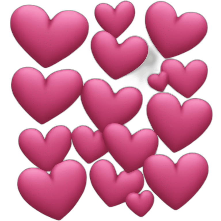 Hearts in jat emoji