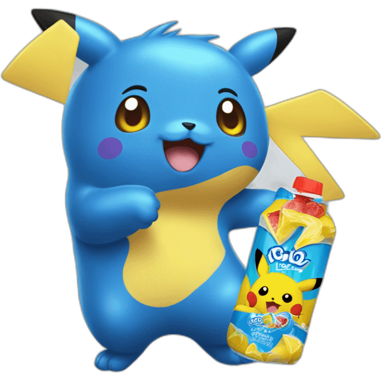 pickachu with caprisun emoji