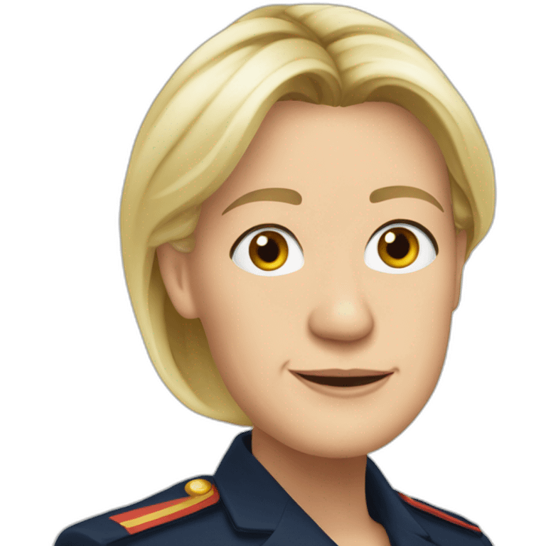 Marine Lepen présidente emoji