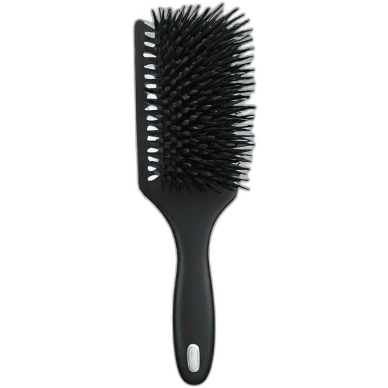 Hair brush emoji