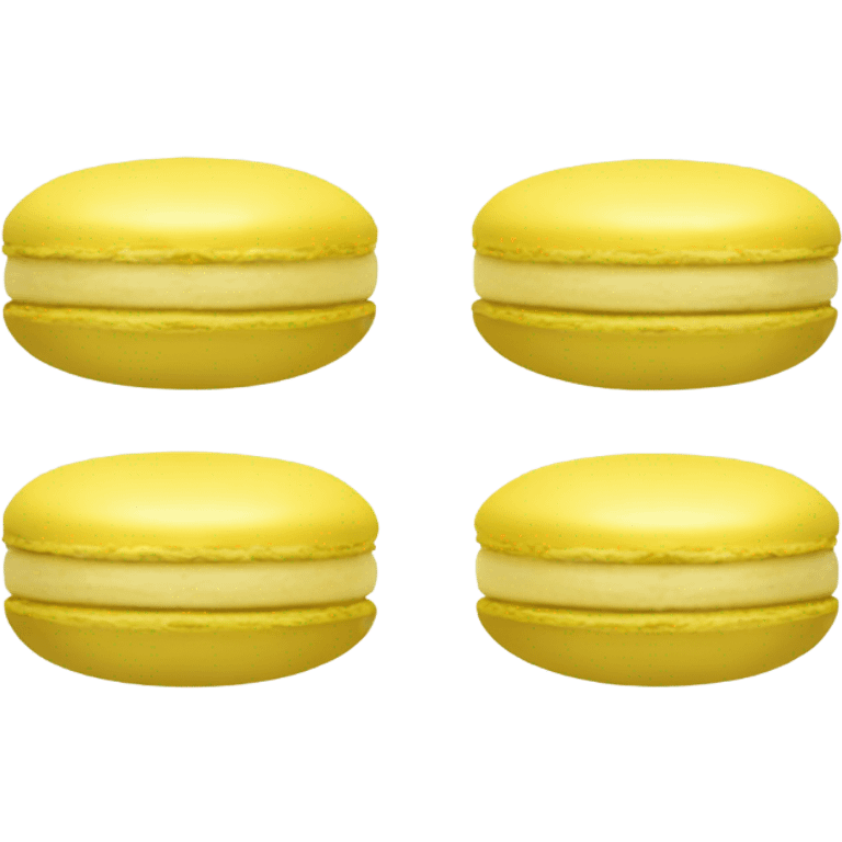 Yellow macaron emoji