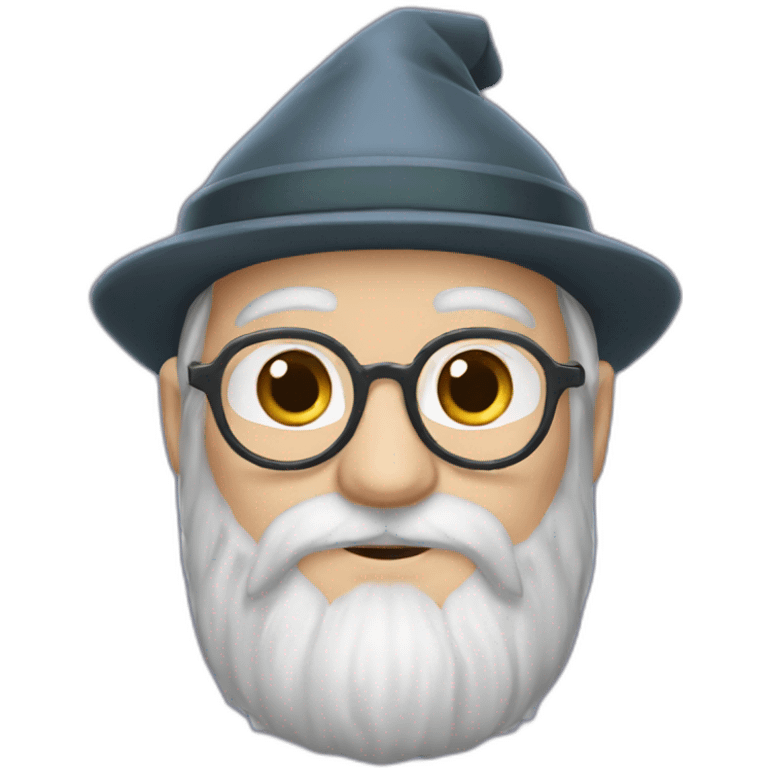 albus dumbledore with a cap emoji