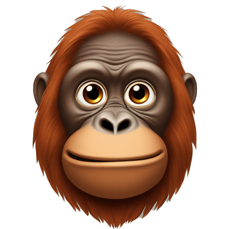 maymun kafalı orangutan emoji