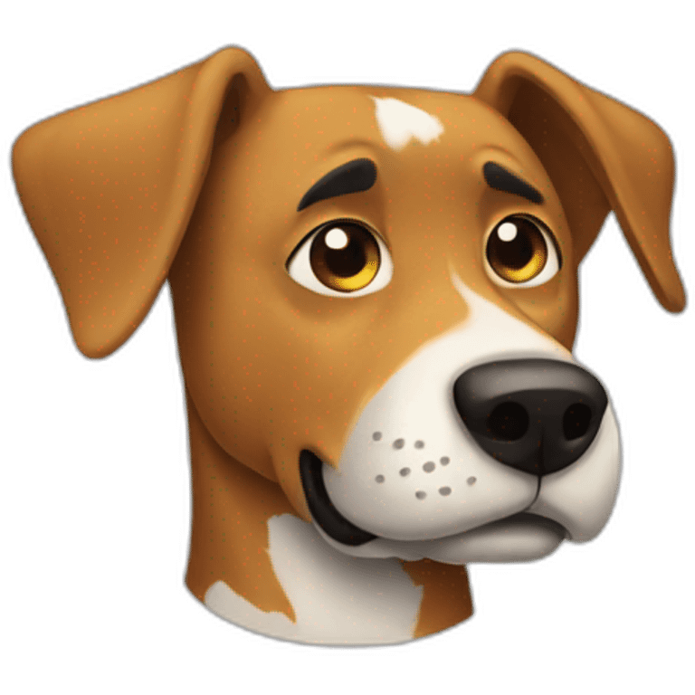 this is fine dog emoji